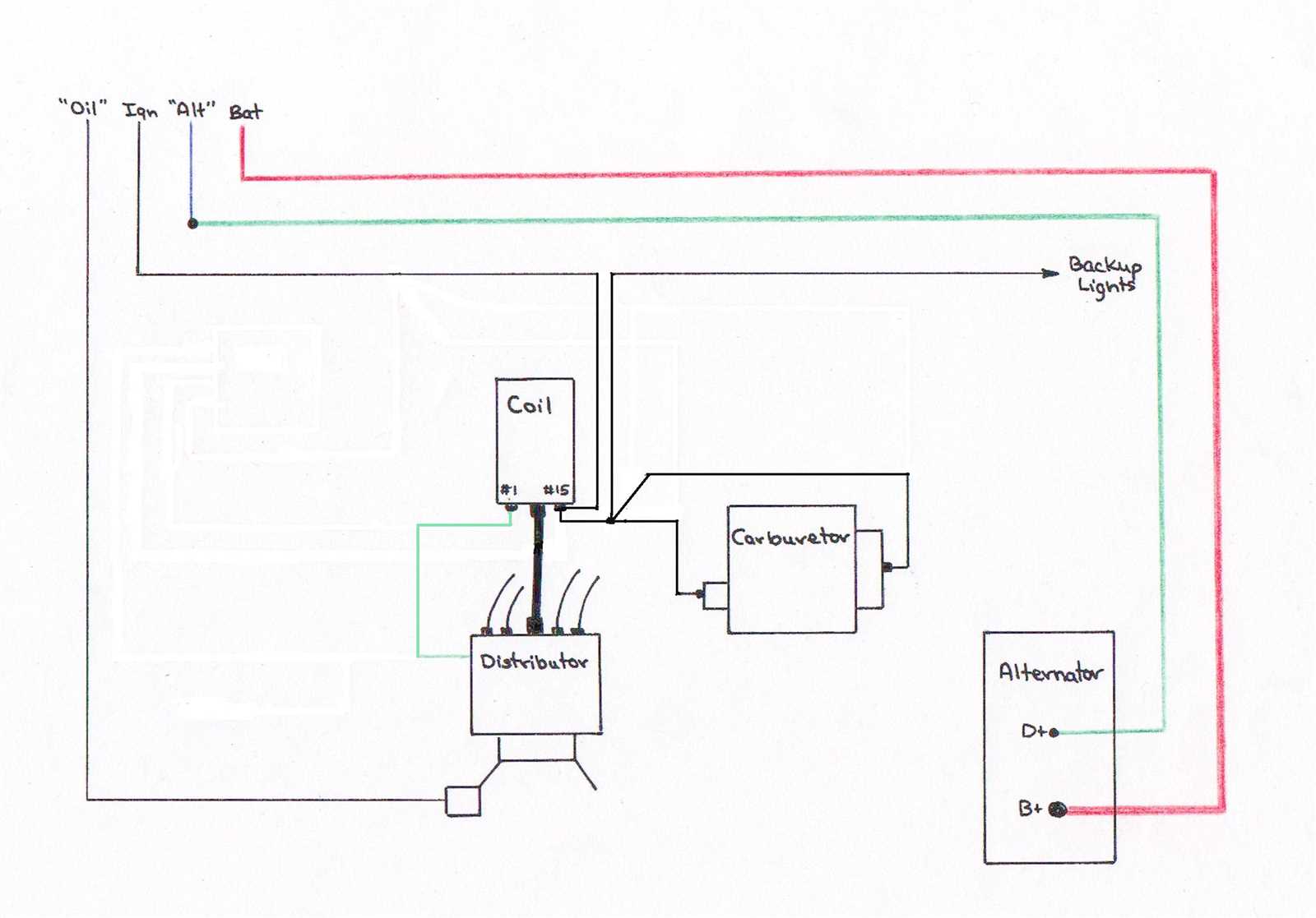 vw alternator wiring diagram