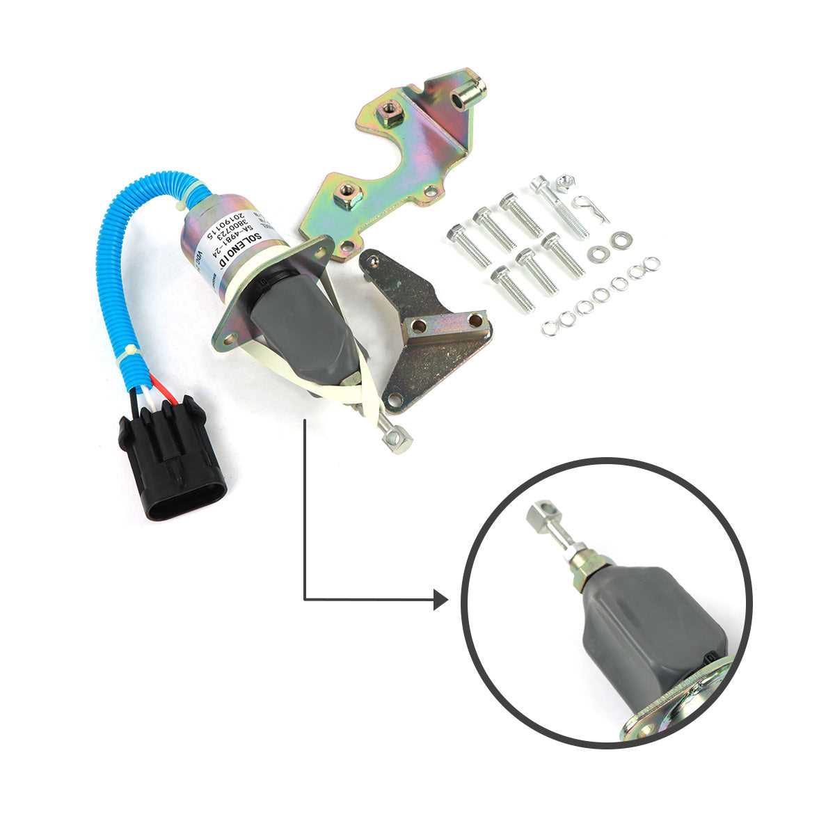 engine fuel shut off solenoid wiring diagram