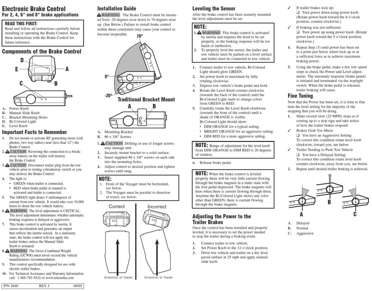 tekonsha voyager wiring diagram