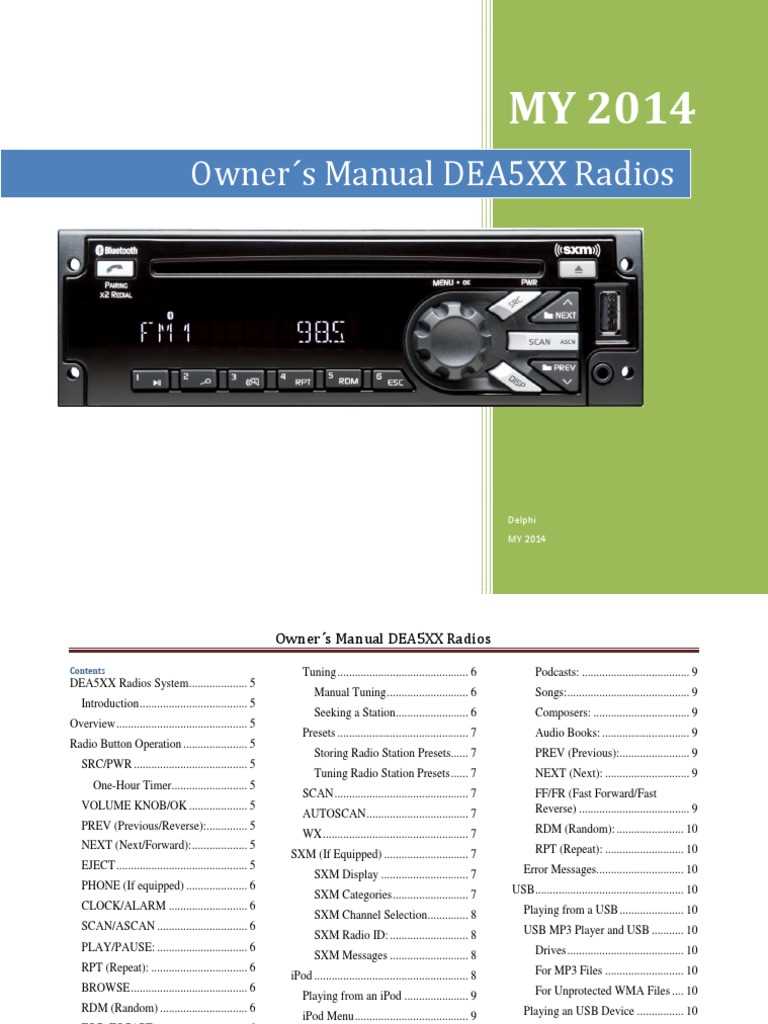 wiring diagram for delphi radios