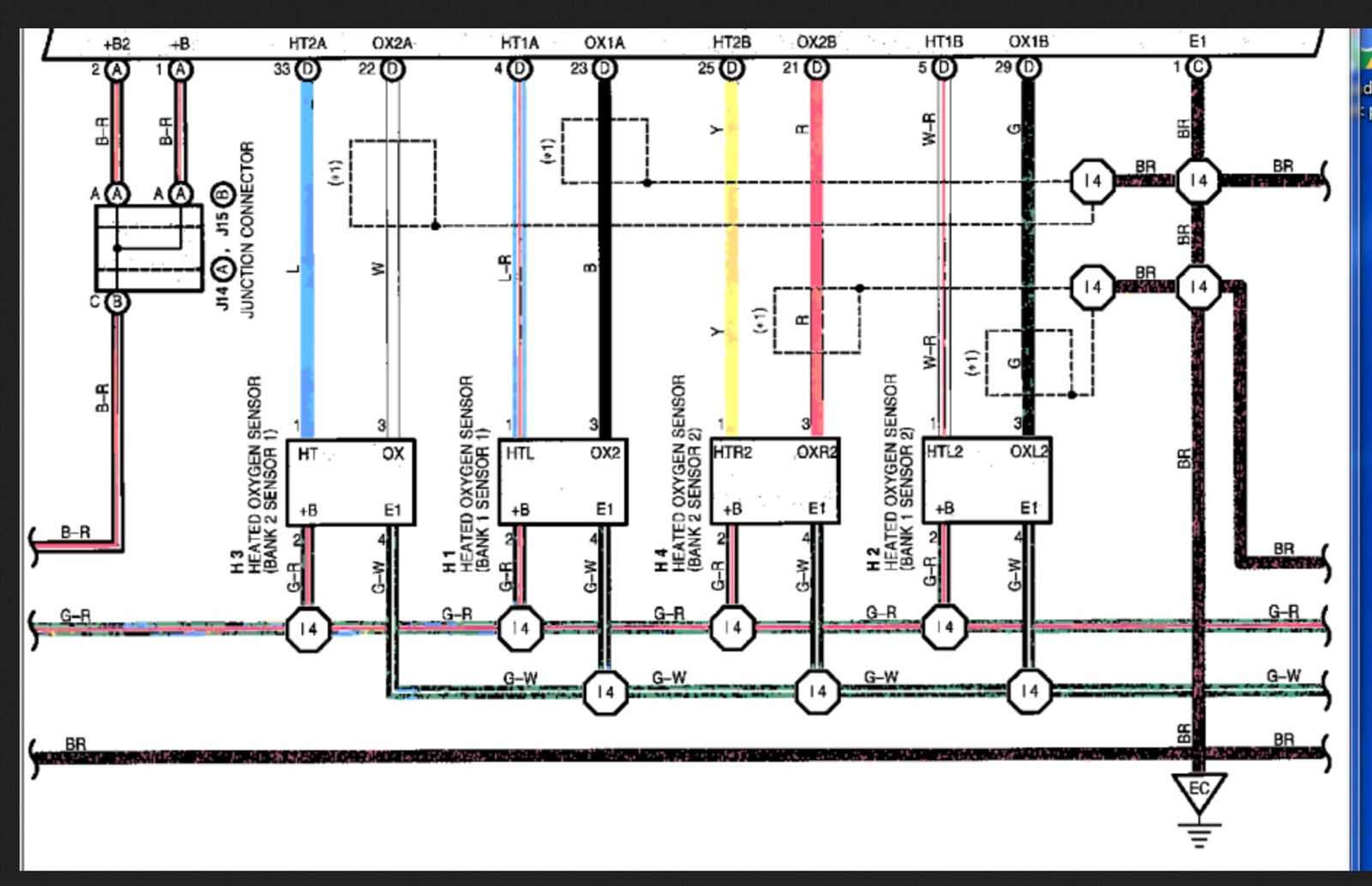 toyota o2 sensor wiring diagram