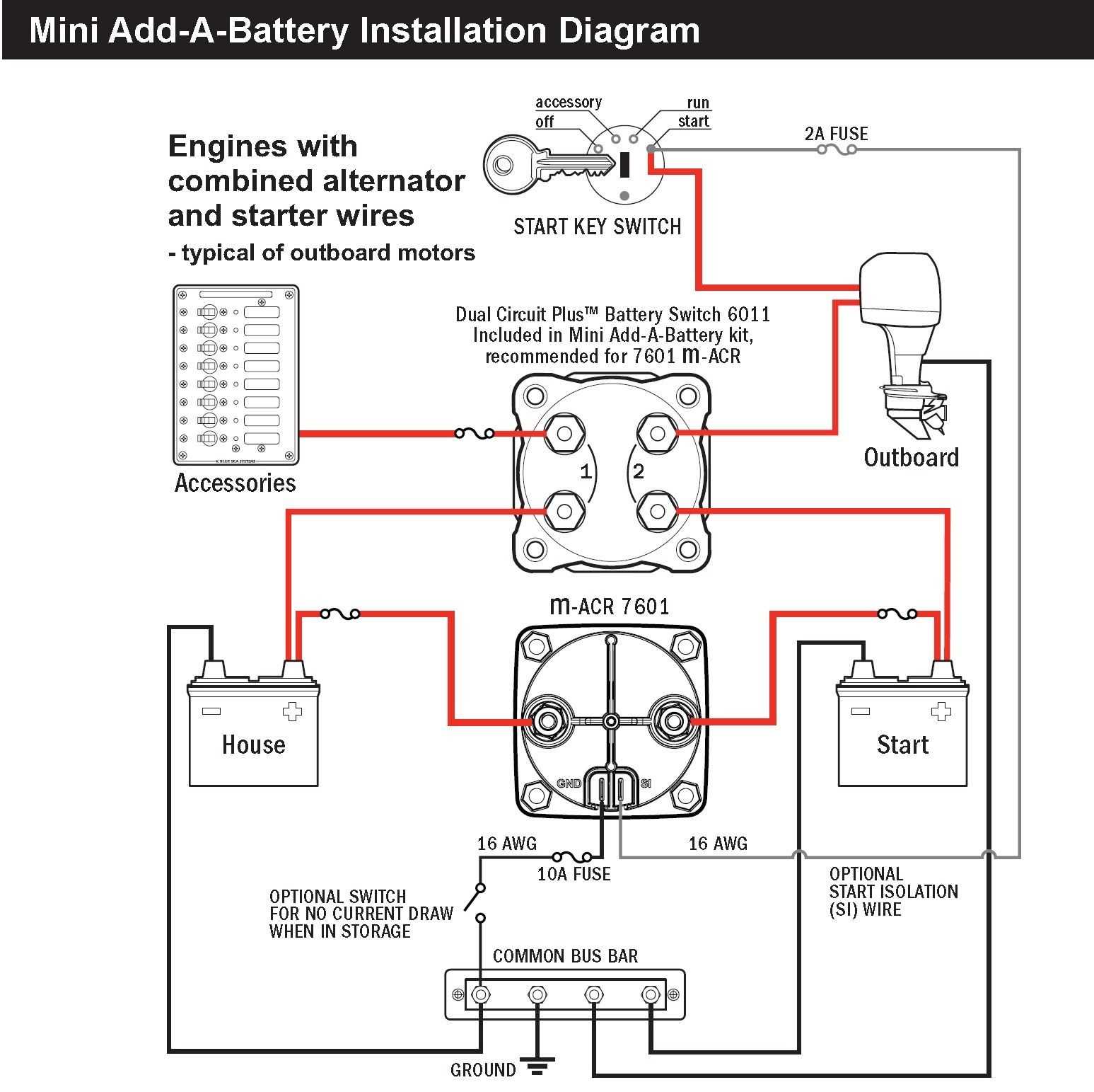wiring diagram for 2 boat batteries