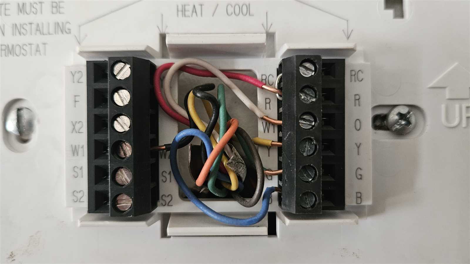 trane thermostat wiring diagram