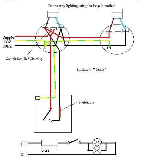 lighting circuit wiring diagram multiple lights