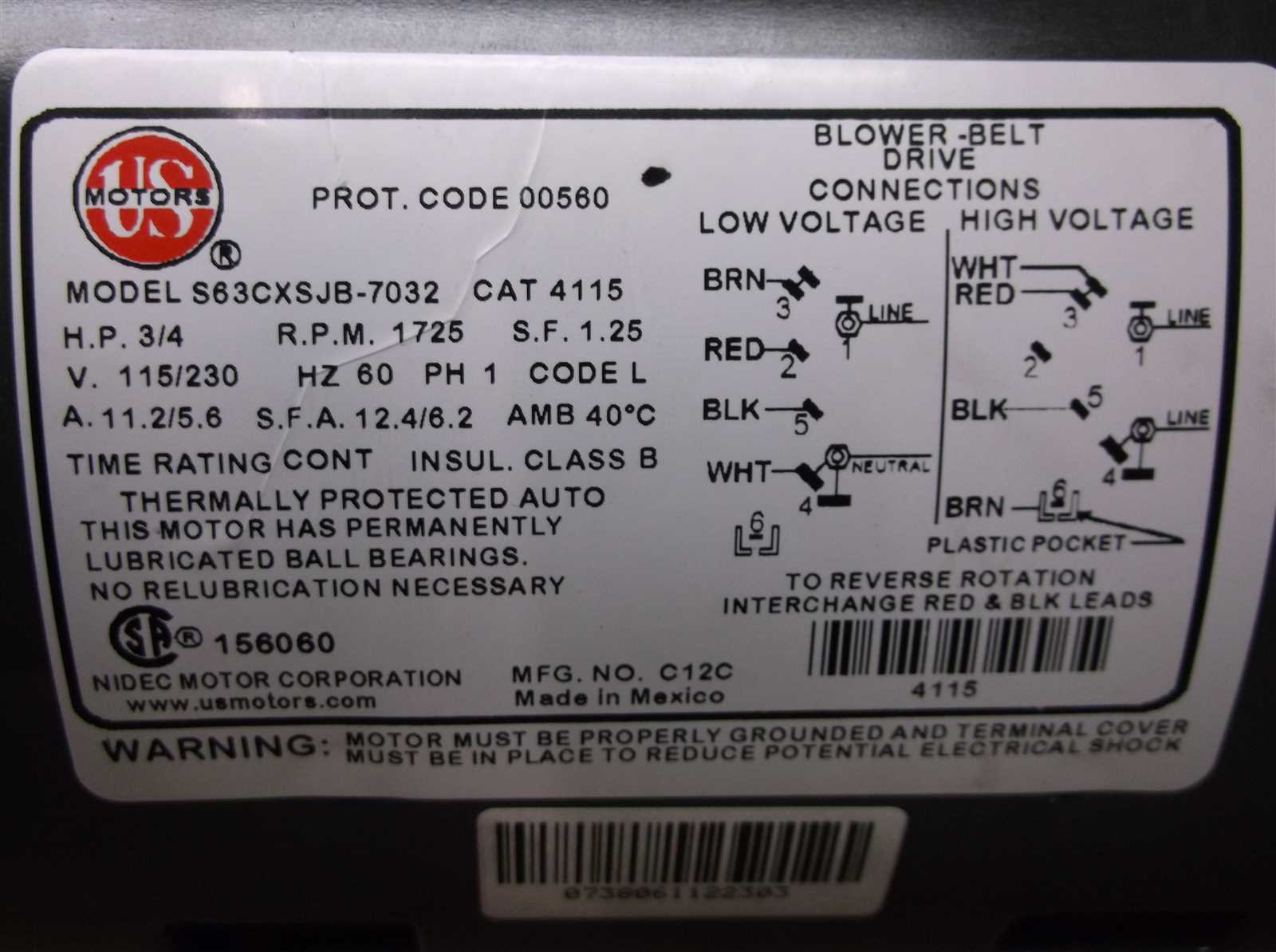 u.s. motors wiring diagram