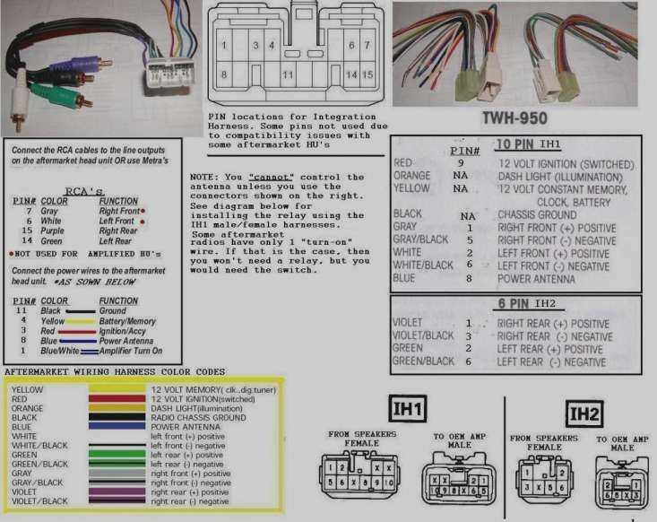 pioneer wiring harness diagram 16 pin