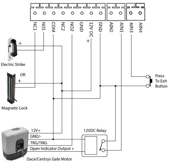 wiring diagram for intercom