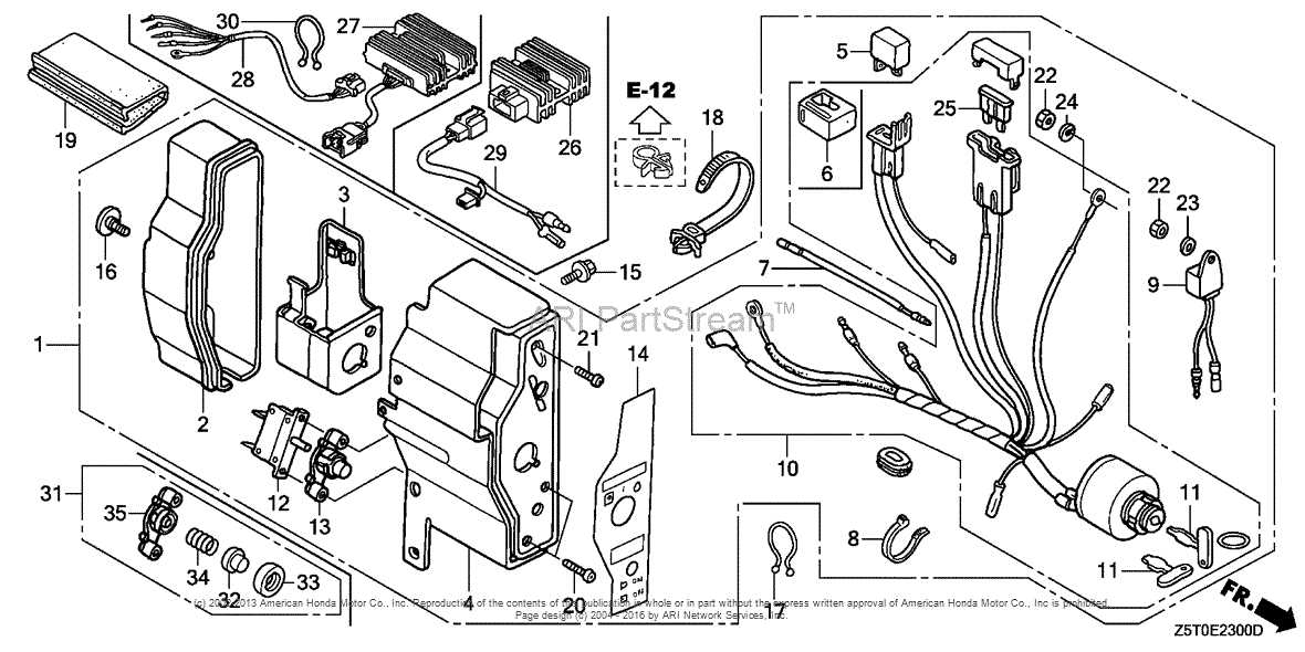 honda gx390 wiring diagram