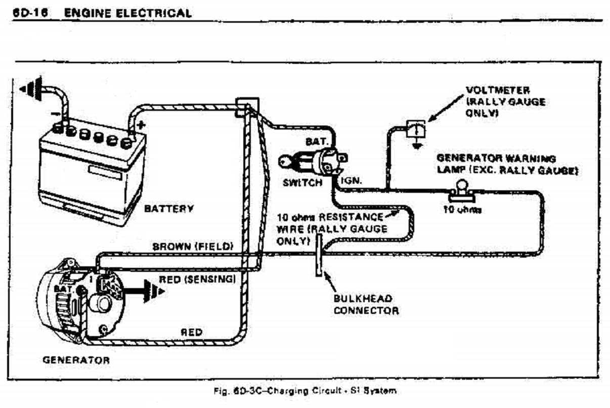 wiring diagram gm alternator