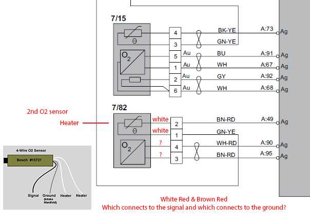 4 wire o2 sensor wiring diagram nissan