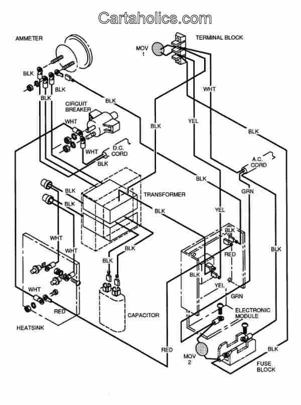 36 volt golf cart battery wiring diagram