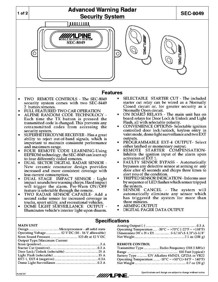 alpine wiring diagram