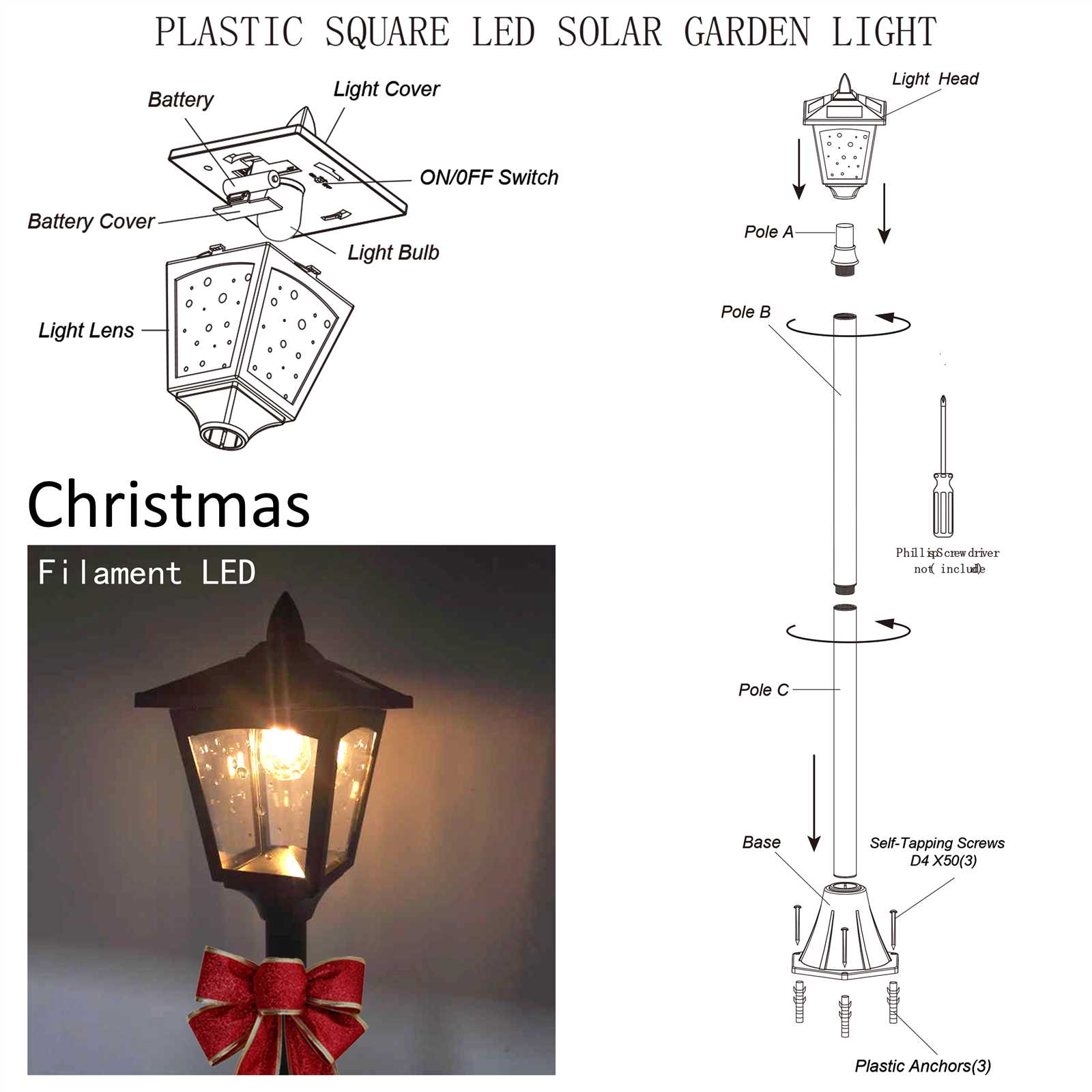 outdoor lamp post wiring diagram