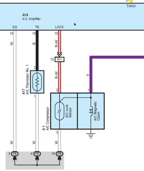 aircon compressor wiring diagram