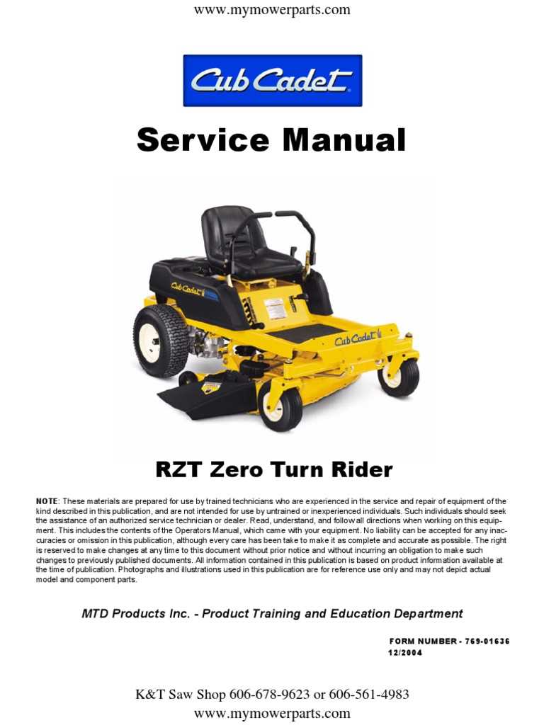 rzt 50 cub cadet wiring diagram