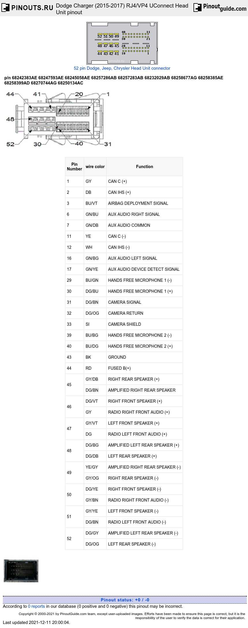 2017 dodge grand caravan radio wiring diagram