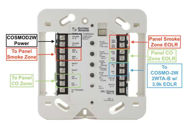 2 wire smoke detector wiring diagram