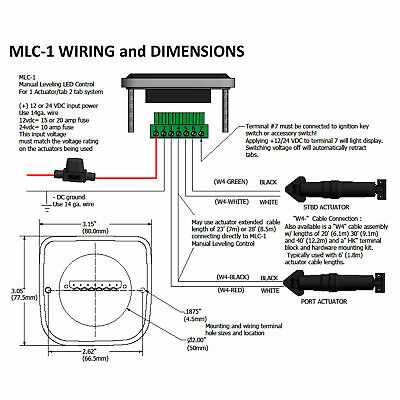 wiring diagram for bennett trim tabs