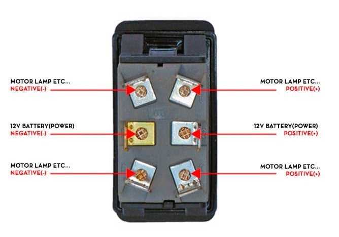 6 pin toggle switch wiring diagram