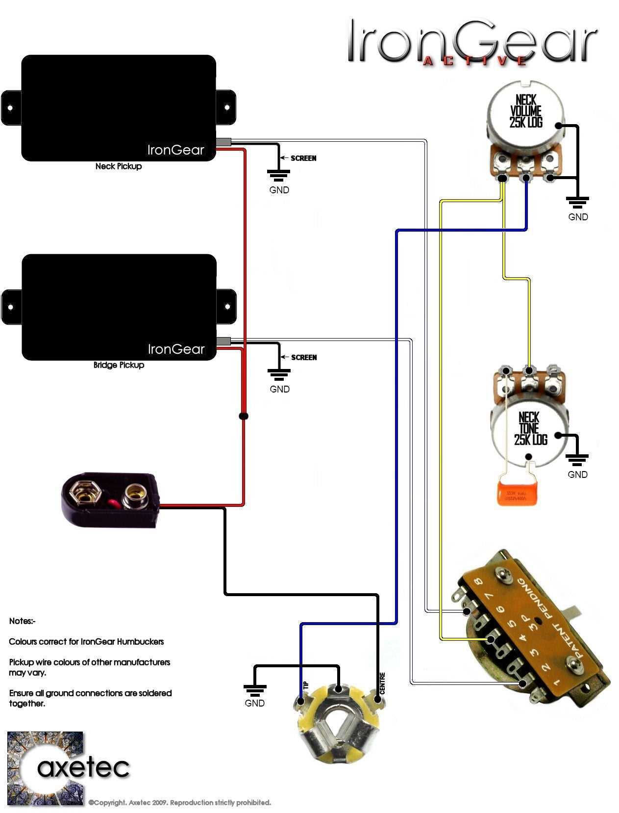 emg 81 85 wiring diagram