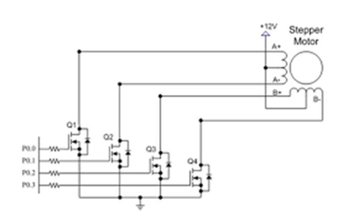 stepping motor wiring diagram