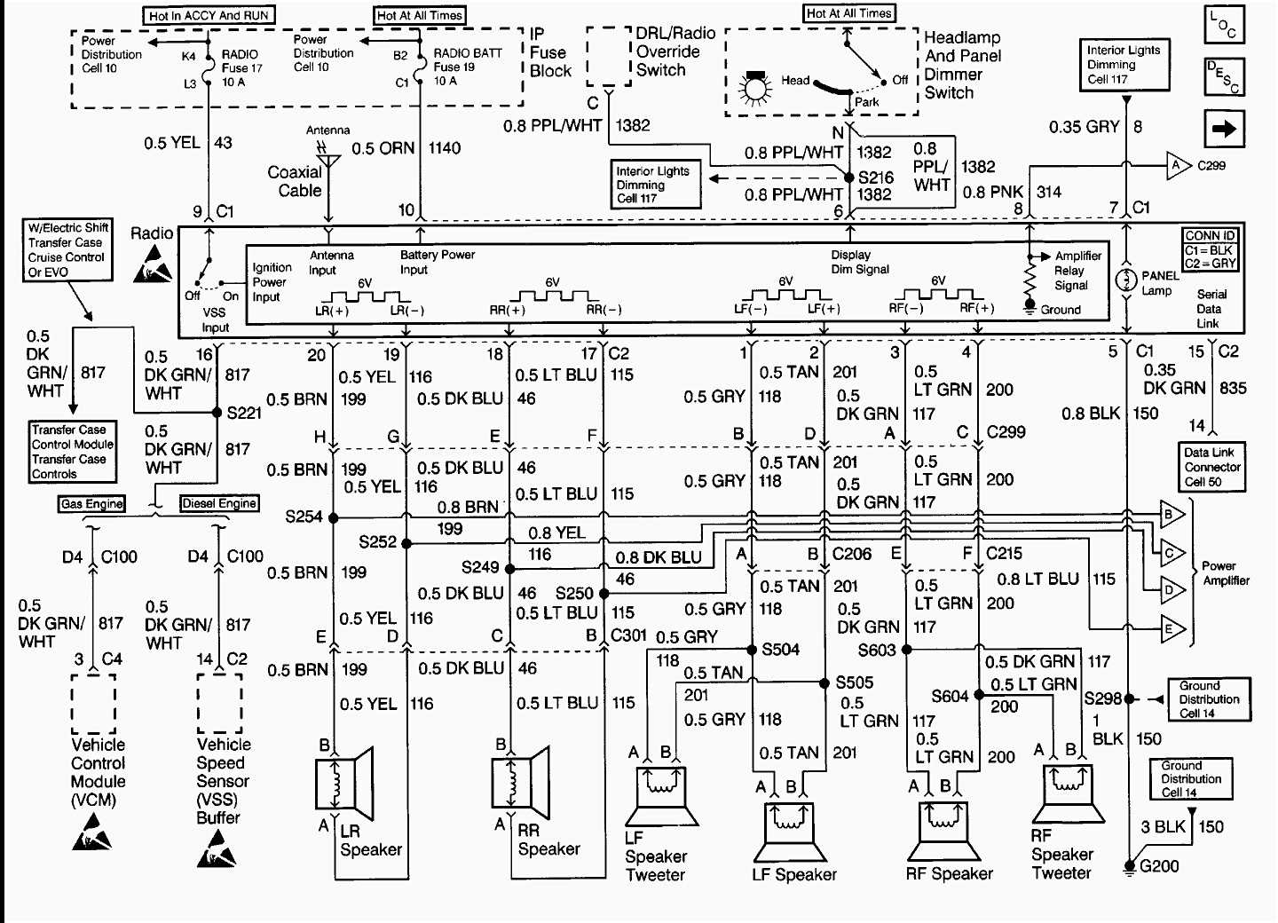 04 tahoe radio wiring diagram