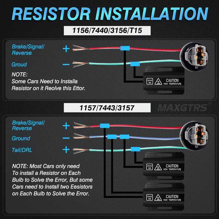 turn signal led load resistor wiring diagram