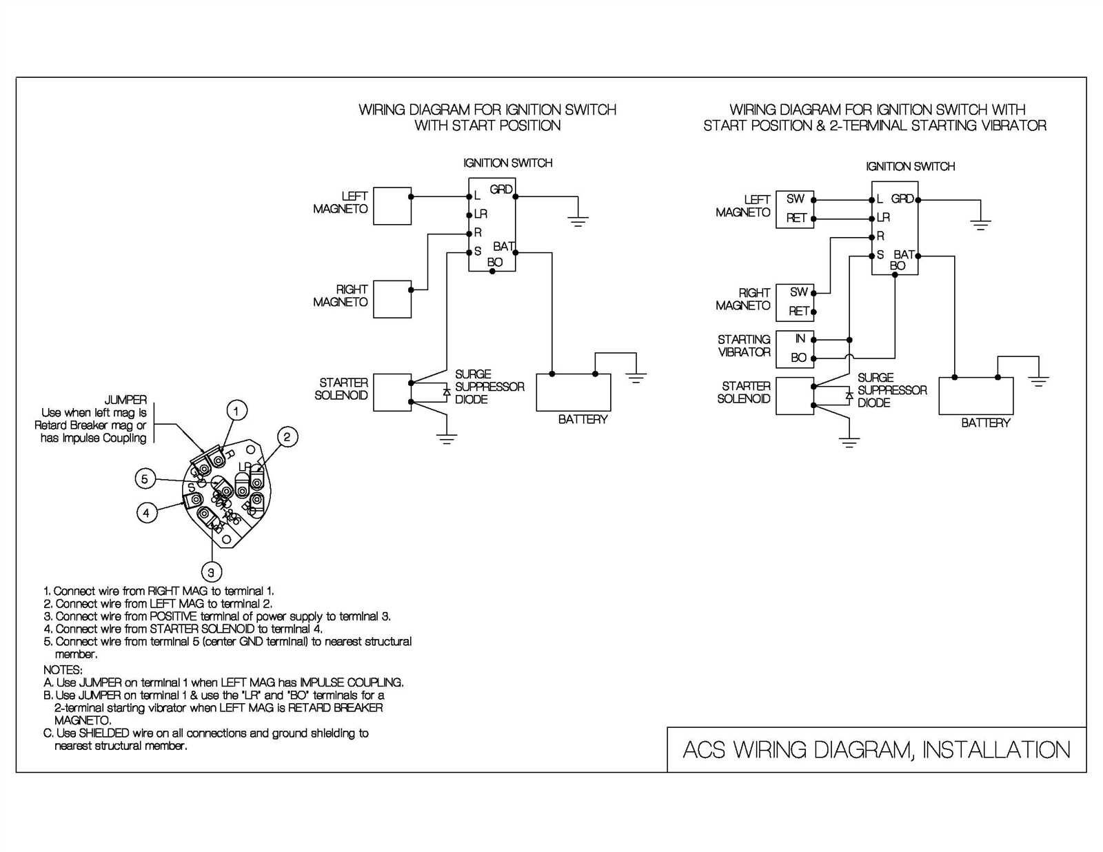 wiring diagram of ignition switch