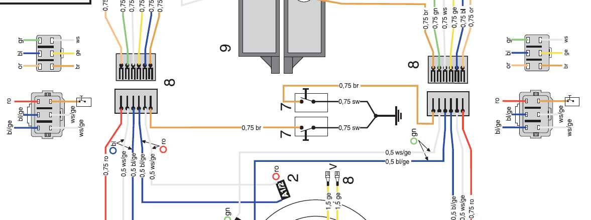 six pin wiring diagram