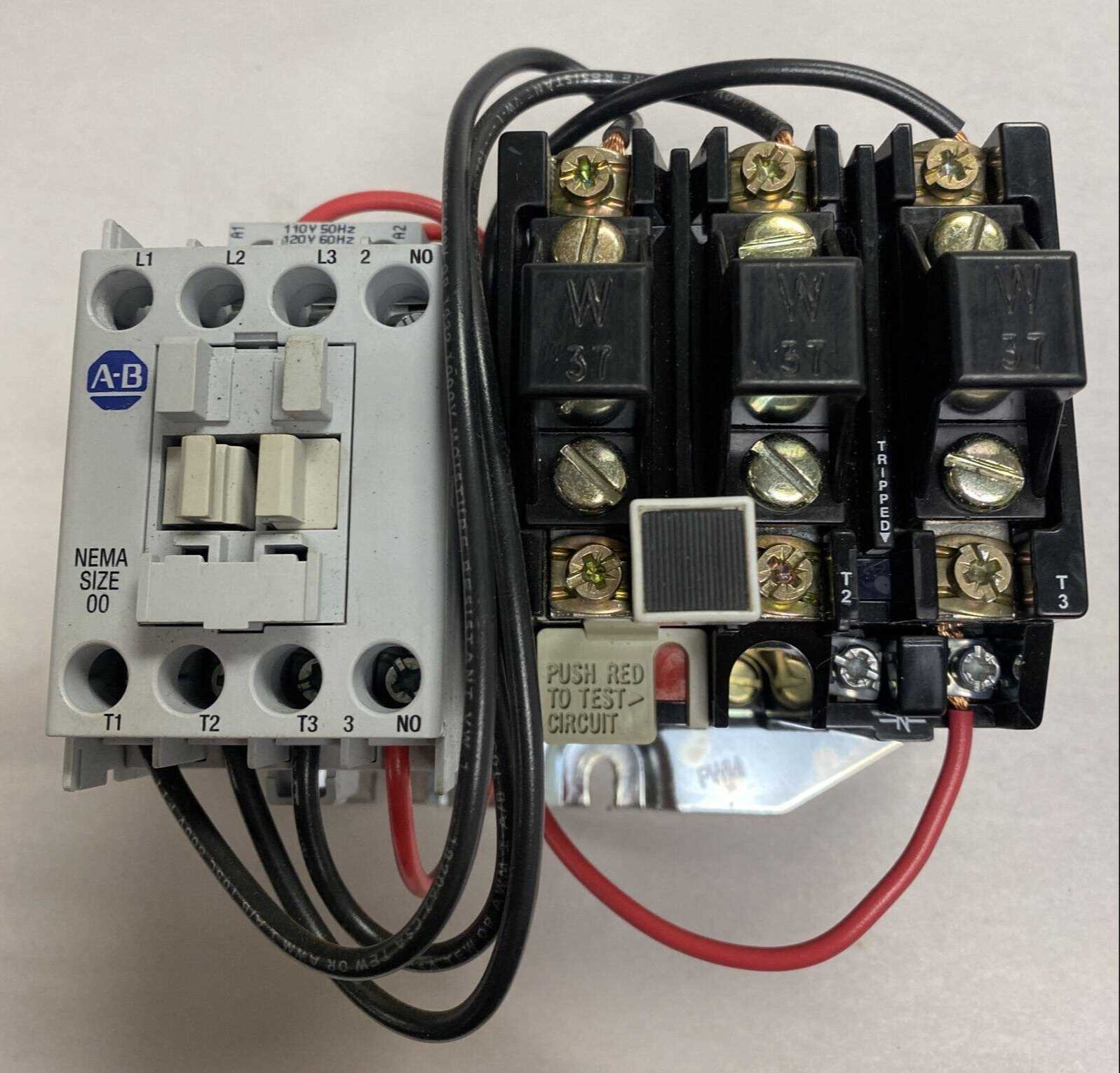 allen bradley starter wiring diagrams