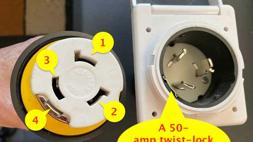 50 amp 4 wire plug wiring diagram