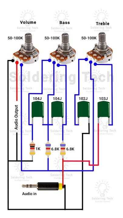 diy bass knob wiring diagram