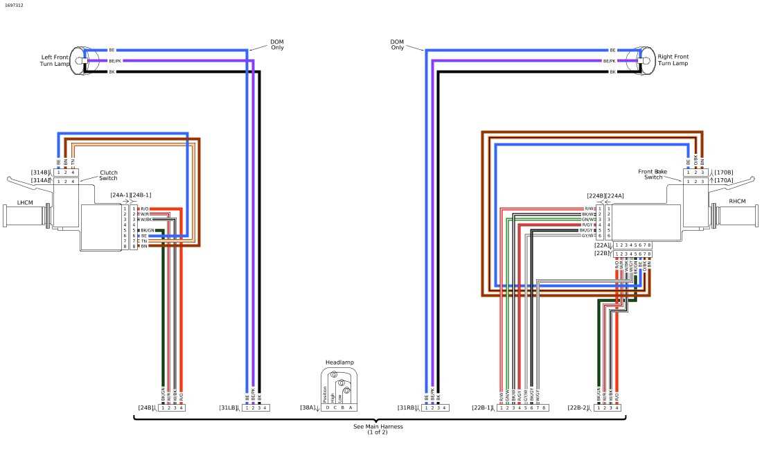 harley davidson handlebar switch wiring diagram