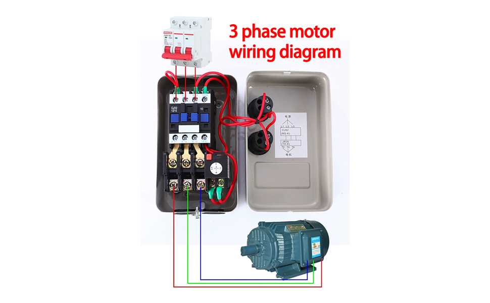 magnetic starter wiring diagram