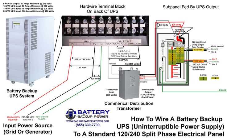 ups system wiring diagram