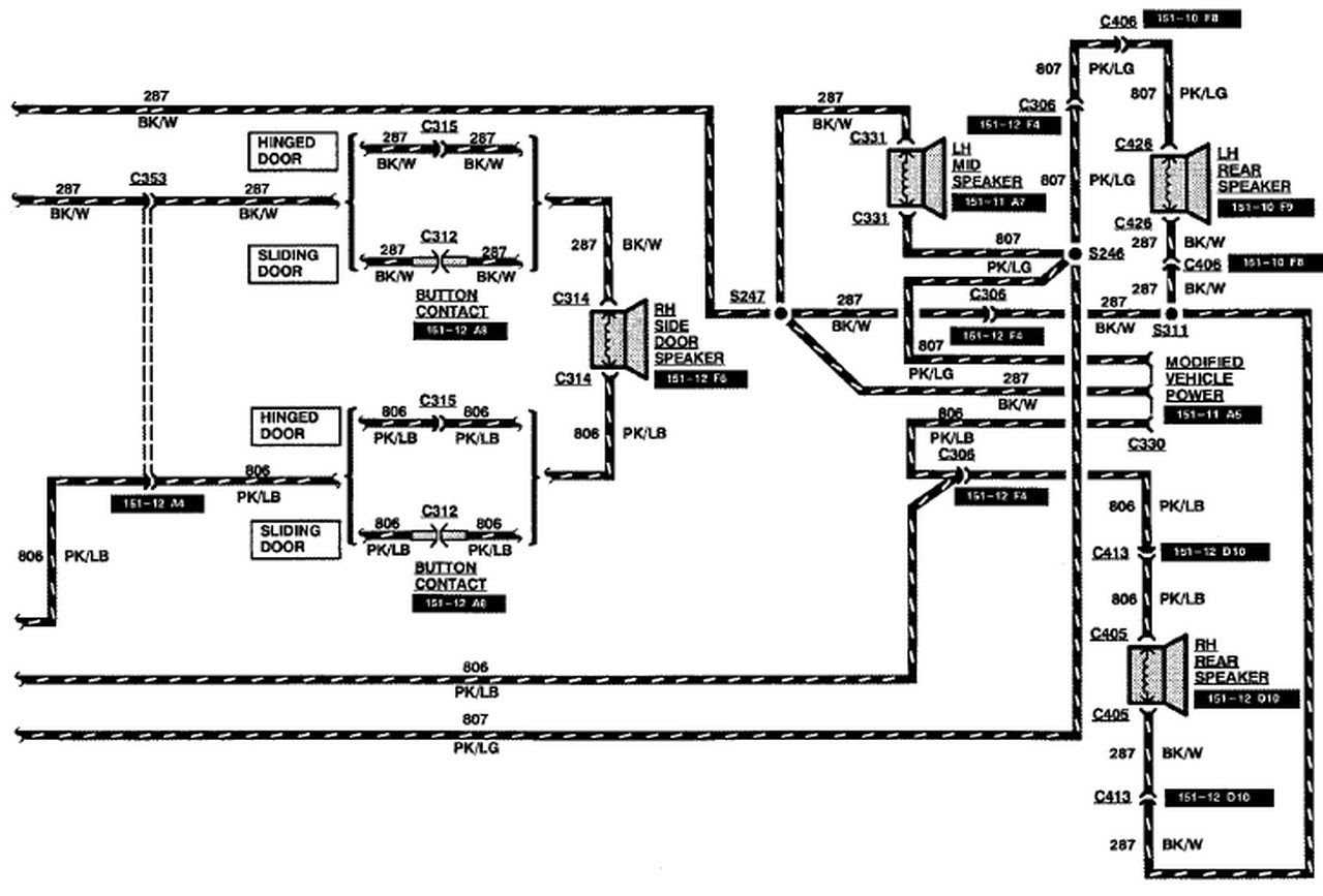 1998 ford explorer radio wiring diagram