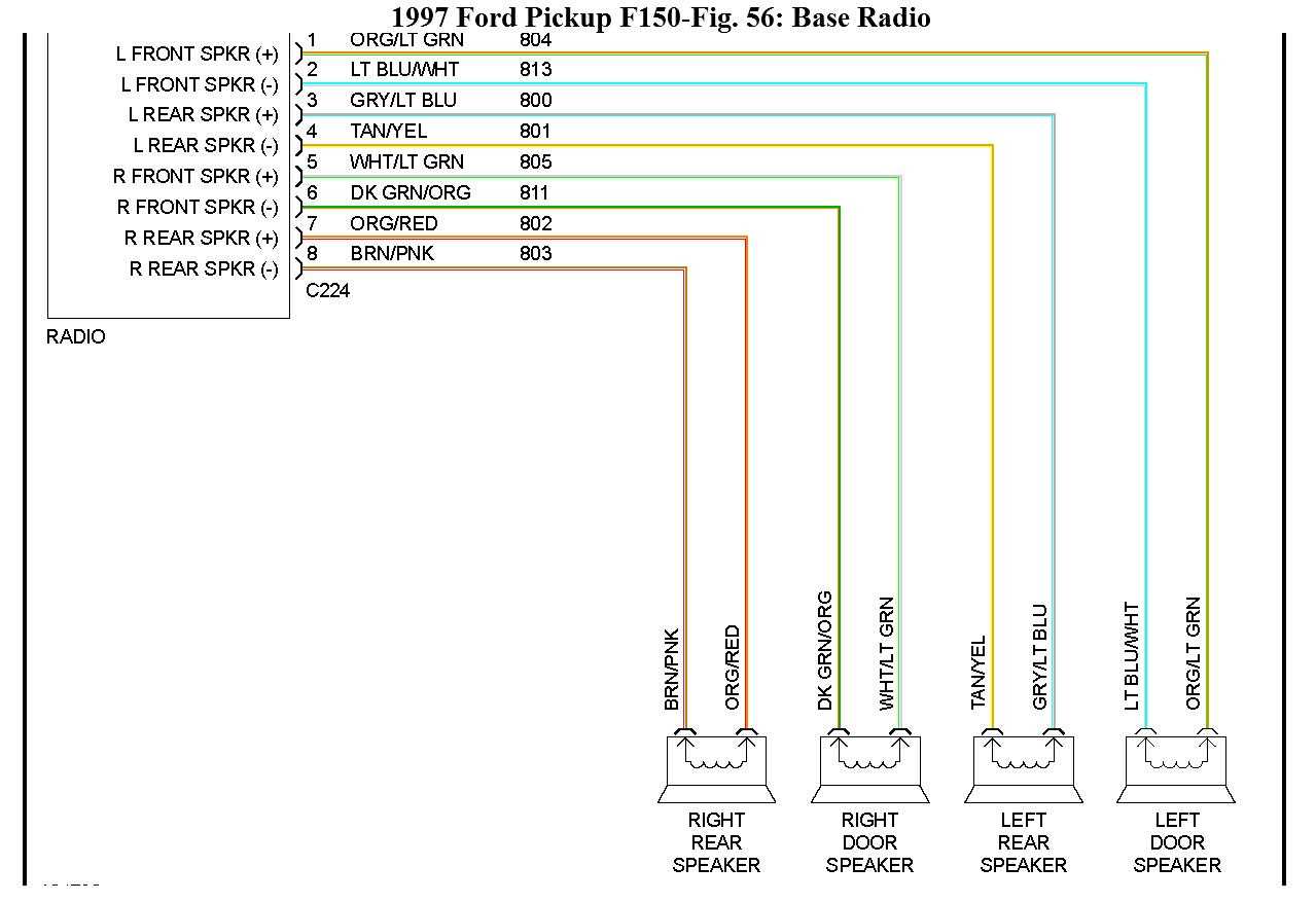 2001 ford f150 radio wiring harness diagram