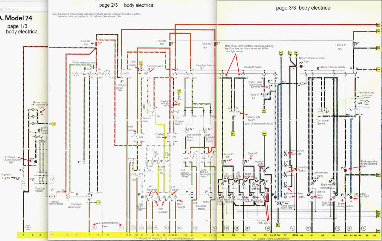1973 vw beetle wiring diagram