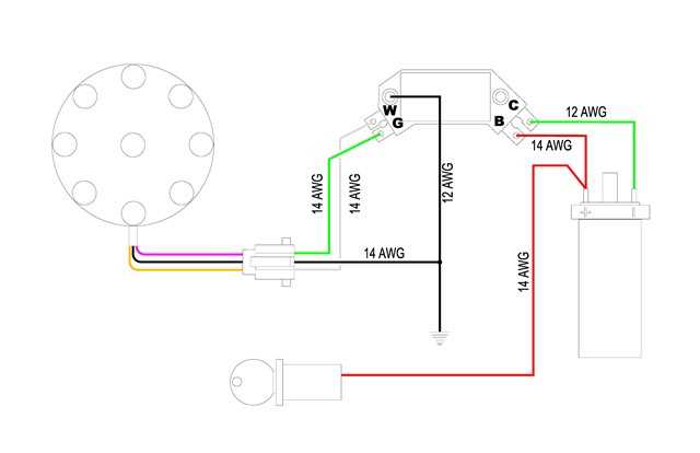 wiring diagram for msd distributor