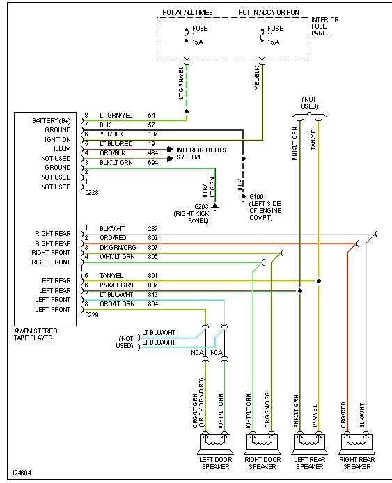1997 ford explorer radio wiring diagram