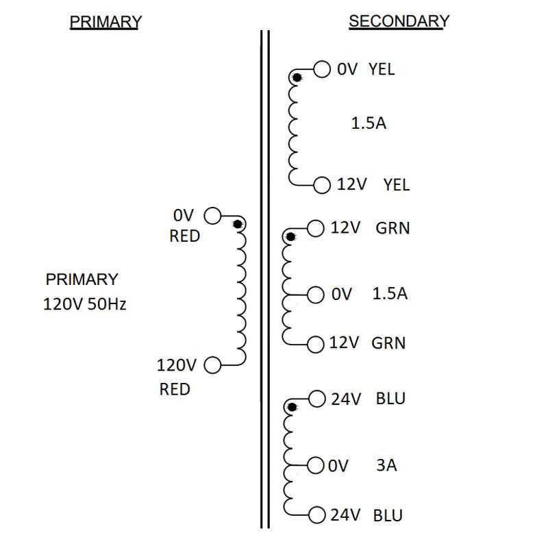 120v 24v transformer wiring diagram