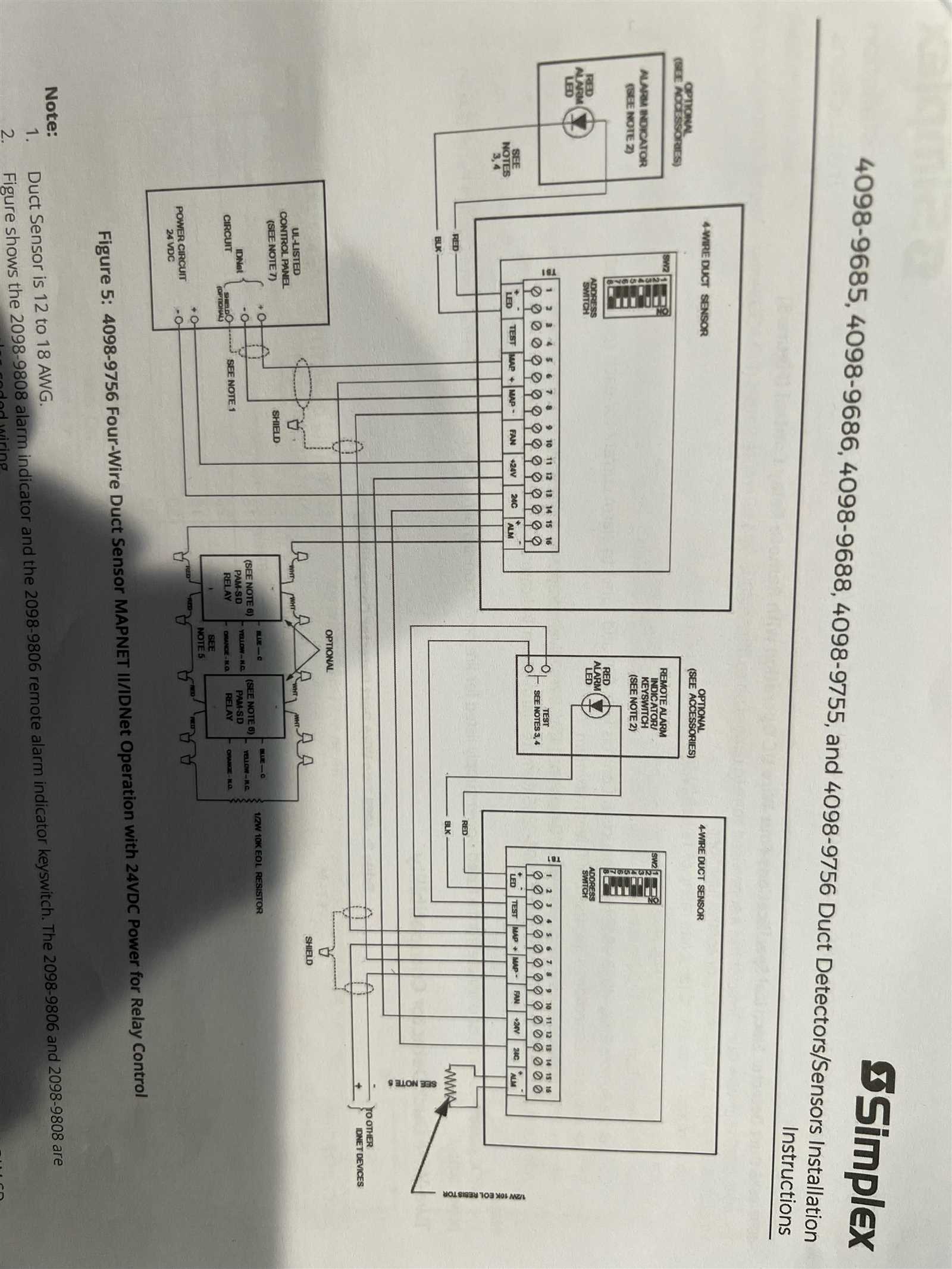 duct smoke detector wiring diagram