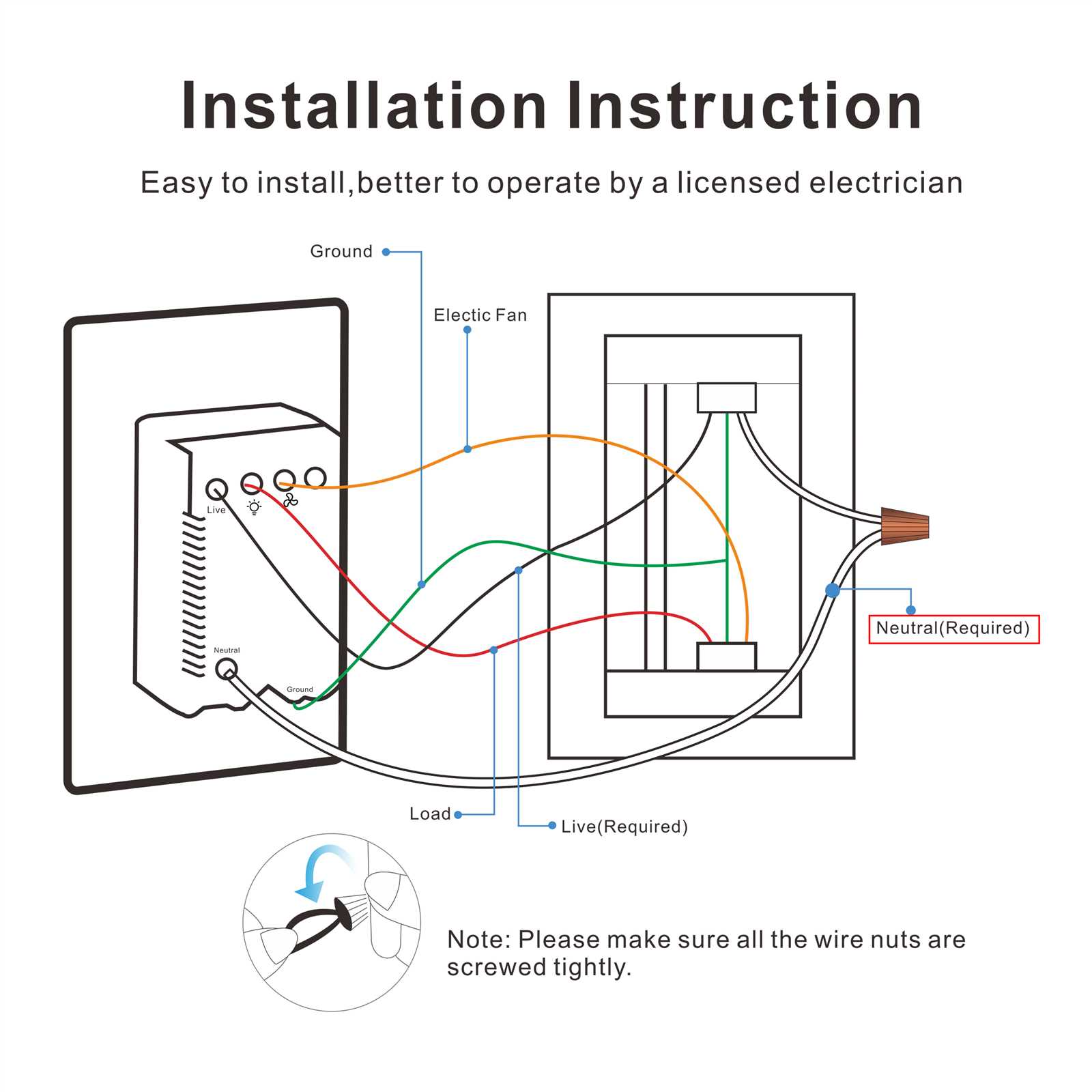 lasko fan wiring diagram