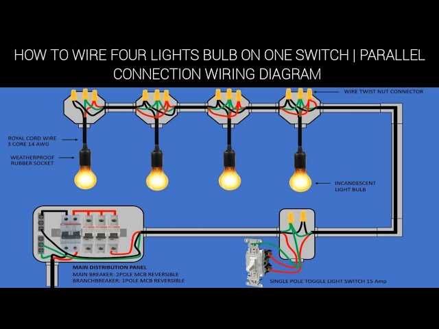 wiring light to switch diagram