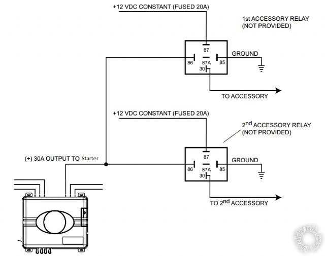 wiring diagram remote start