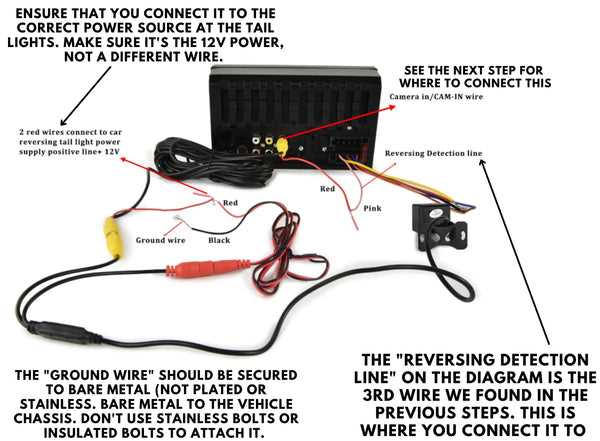 reversing camera wiring diagram