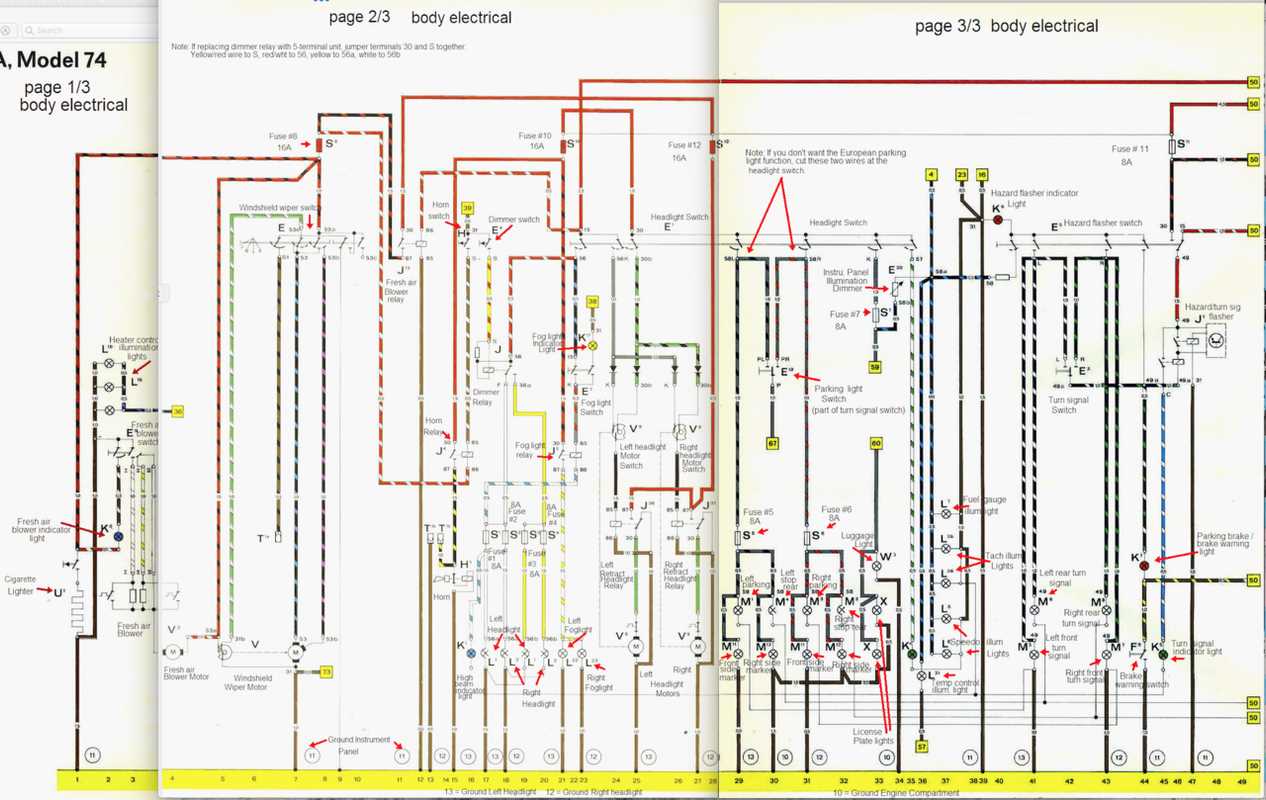 wiring diagram for 1973 vw beetle