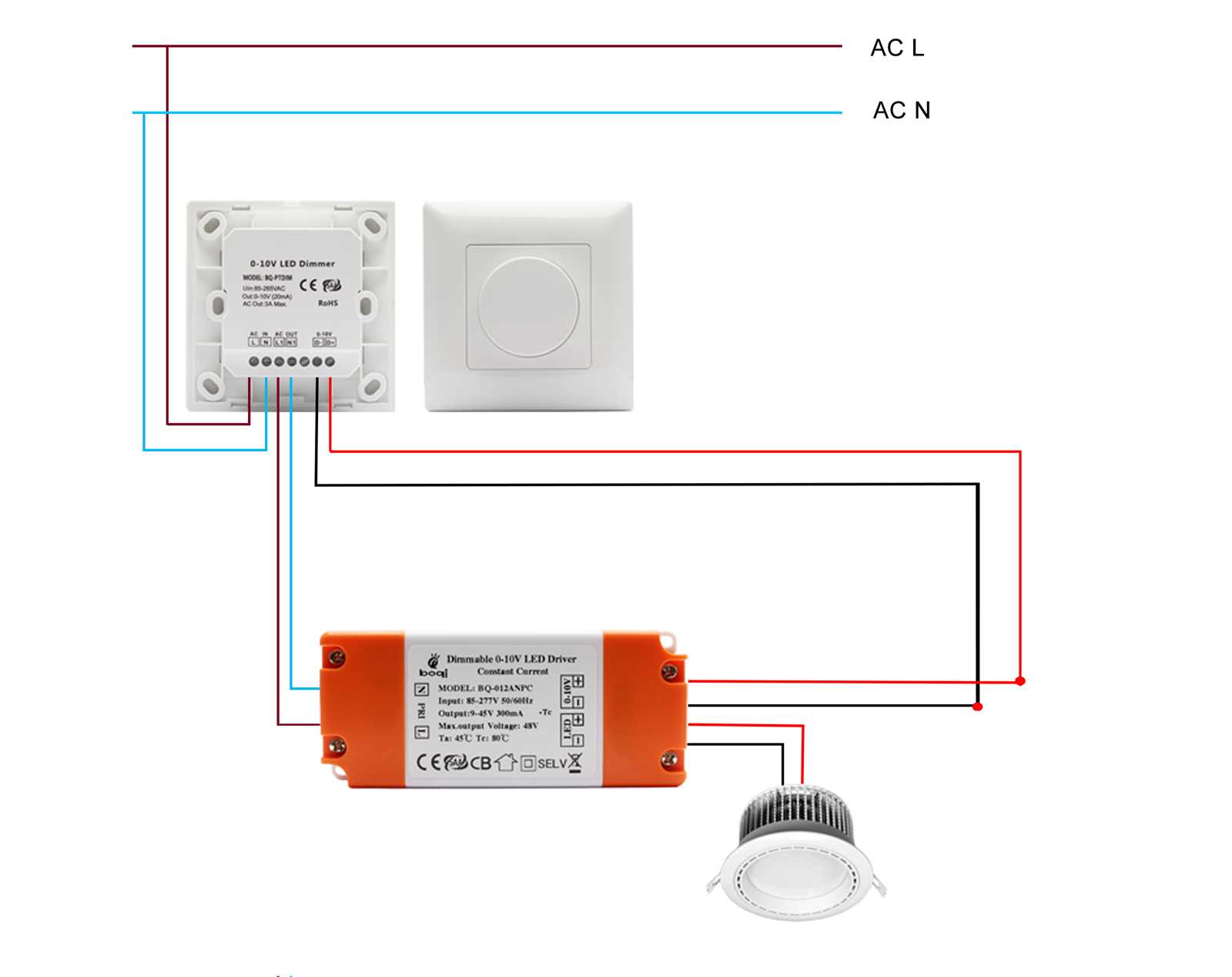 dimmable led driver wiring diagram