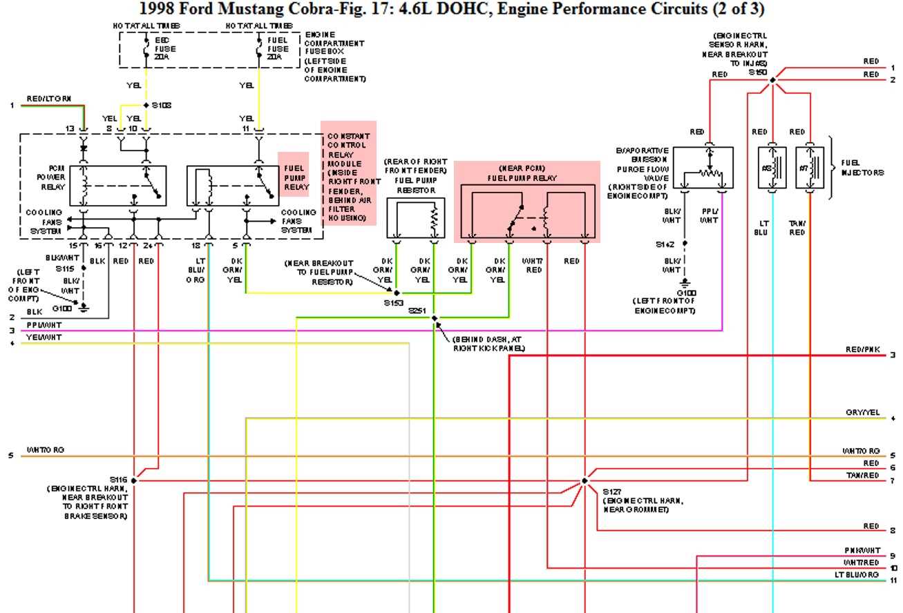 2000 ford mustang radio wiring diagram