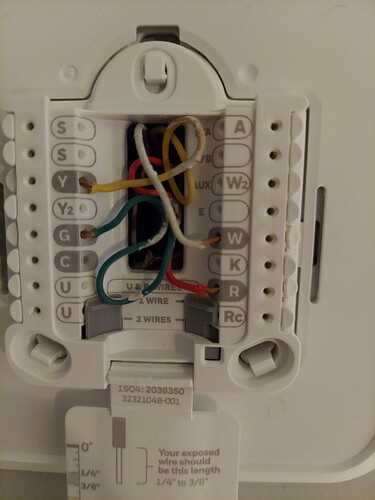 honeywell 6 wire thermostat wiring diagram